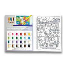 Load image into Gallery viewer, Colour by Numbers Colouring Book - Mythical Friends