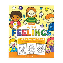 Load image into Gallery viewer, My First Feelings Toddler Colouring Book