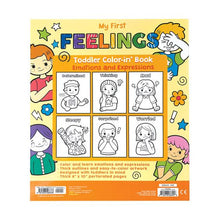 Load image into Gallery viewer, My First Feelings Toddler Colouring Book