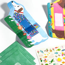 Load image into Gallery viewer, Tiny Tada! Note Cards & Sticker Set - Playful Pups
