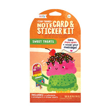 Load image into Gallery viewer, Tiny Tadas! Note Cards and Sticker Set - Sweet Treats