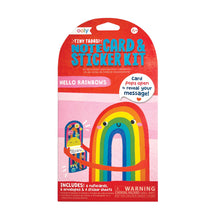 Load image into Gallery viewer, Tiny Tadas! Note Cards and Sticker Set - Hello Rainbows
