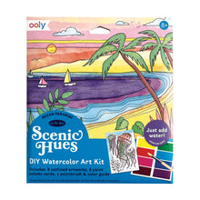 Load image into Gallery viewer, Scenic Hues DIY Watercolour Art Kit - Ocean Paradise