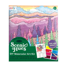 Load image into Gallery viewer, Scenic Hues DIY Watercolor Art Kit - Forest Adventure