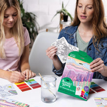 Load image into Gallery viewer, Scenic Hues DIY Watercolor Art Kit - Forest Adventure