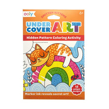 Load image into Gallery viewer, Undercover Art Hidden Pattern Colouring Activity Cards - Smitten Kittens
