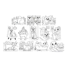 Load image into Gallery viewer, Undercover Art Hidden Pattern Colouring Activity Cards - Dog Days