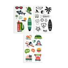 Load image into Gallery viewer, Mini Tattoo Palooza Temporary Tattoos - Beach Days