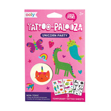 Load image into Gallery viewer, Mini Tattoo Palooza Temporary Tattoos - Unicorn Party