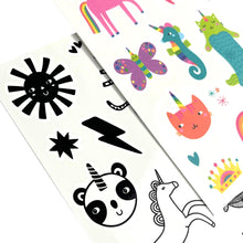 Load image into Gallery viewer, Mini Tattoo Palooza Temporary Tattoos - Unicorn Party