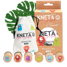 Load image into Gallery viewer, KNETÄ Play Dough Wooden Stamp Set Monster