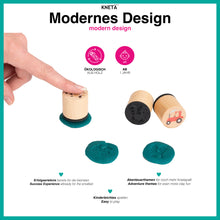 Load image into Gallery viewer, KNETÄ Play Dough Wooden Stamp Set Farm