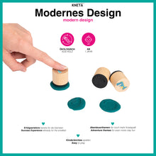 Load image into Gallery viewer, KNETÄ Play Dough Wooden Stamp Set Dino