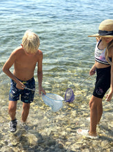 Load image into Gallery viewer, Extendable Fishing Net - Dusty Blue