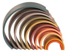 Load image into Gallery viewer, Dëna Rainbow – Nature (10 Piece Silicone Set)