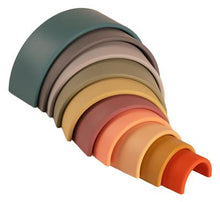 Load image into Gallery viewer, Dëna Rainbow – Nature (10 Piece Silicone Set)