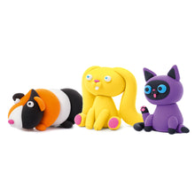 Load image into Gallery viewer, Fluffy Pets Set Medium - Bunny, Siamese Cat & Guinea Pig