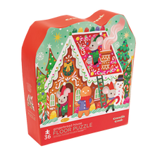 Load image into Gallery viewer, Gingerbread House 36 Piece Floor Puzzle