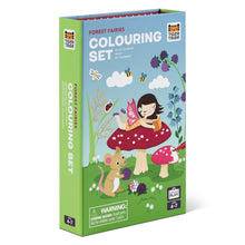 Load image into Gallery viewer, Tiger Tribe Forest Fairies Colouring Set – full kit with markers and stickers – the outdoor kid.