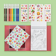 Load image into Gallery viewer, Tiger Tribe Forest Fairies Colouring Set – 36 colouring pages and 70 stickers – the outdoor kid.