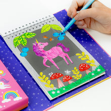 Load image into Gallery viewer, Tiger Tribe Unicorn Magic Colouring Set – colouring page close-up – the outdoor kid.