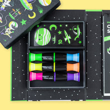 Load image into Gallery viewer, Tiger Tribe Neon Colouring Set – double-sided neon markers included – the outdoor kid.