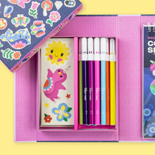 Load image into Gallery viewer, Tiger Tribe Magical Creatures Colouring Set – quality coloured markers included – the outdoor kid.