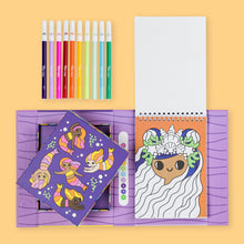 Load image into Gallery viewer, Tiger Tribe Colour by Numbers – Mermaids & Friends – 36 colour-by-number pages – the outdoor kid.