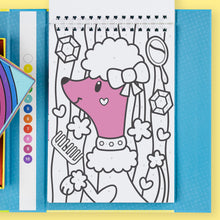 Load image into Gallery viewer, Tiger Tribe Colour by Numbers – Rainbow Garden – portable mess-free colouring for kids – the outdoor kid.