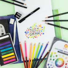 Load image into Gallery viewer, Tiger Tribe Amazing Artist Kit – Learn. Imagine. Create. – coloured pencils and pastels – the outdoor kid.