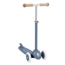 Load image into Gallery viewer, Banwood Eco Scooter in Deep Sea with a lightweight three-wheel design for children.