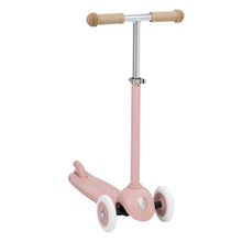 Load image into Gallery viewer, Banwood Eco Scooter in Dusty Rose with a lightweight three-wheel design for children.