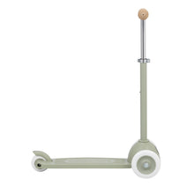 Load image into Gallery viewer, Side view of the Banwood Eco Scooter in Olive.