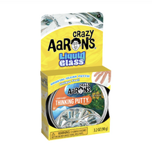Load image into Gallery viewer, Crazy Aaron's Liquid Glass and Thinking Putty packaging on a white background