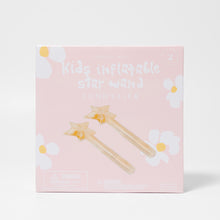 Load image into Gallery viewer, Kids Inflatable Star Wand Princess Swan Gold