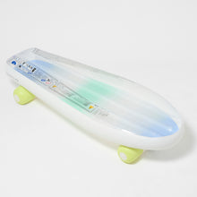 Load image into Gallery viewer, Kids Skateboard Float The Sea Kids Blue-Lime