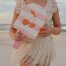 Load image into Gallery viewer, Kids Velcro Beach Bats Cotton Candy Cherry