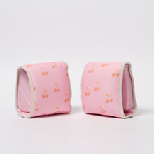 Load image into Gallery viewer, Kids Neoprene Arm Bands Cotton Candy Cherry