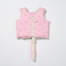 Load image into Gallery viewer, Kids Swim Vest Cotton Candy Cherry Size 1-2