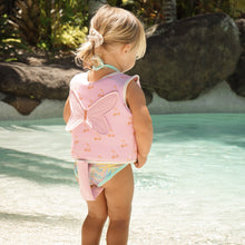 Load image into Gallery viewer, Kids Swim Vest Cotton Candy Cherry Size 1-2