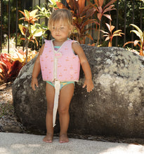 Load image into Gallery viewer, Kids Swim Vest Cotton Candy Cherry Size 1-2