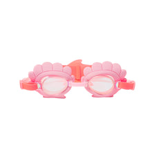 Load image into Gallery viewer, Melody the Mermaid Mini Swim Goggles Neon Strawberry