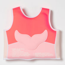 Load image into Gallery viewer, Swim Vest 2-3 Melody the Mermaid Neon Strawberry