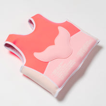 Load image into Gallery viewer, Swim Vest 2-3 Melody the Mermaid Neon Strawberry