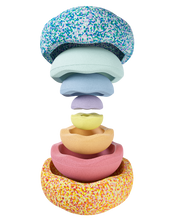 Load image into Gallery viewer, Eco-friendly Stapelstein® Inside Set Pastel – compact stacking toy for travel, play & creativity.