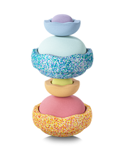 Load image into Gallery viewer, Stapelstein® Inside Set Pastel – 2 exclusive Originals in super cool & super warm plus 1 Inside Rainbow Pastel Set.