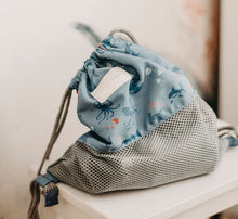 Load image into Gallery viewer, Beach Backpack Sharks