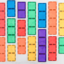 Load image into Gallery viewer, Connetix 18 Piece Rainbow Rectangle Pack
