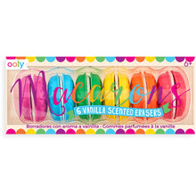 Load image into Gallery viewer, Macarons Vanilla Scented Erasers