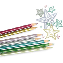 Load image into Gallery viewer, Modern Metallic Colored Pencils - Set of 12